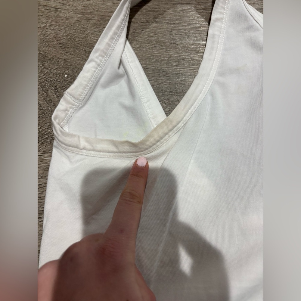 Lululemon Its A Tie Tank In White Size 6 - Picture 4 of 5